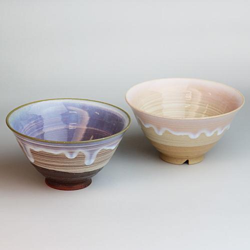 萩陶苑 しずく・そら組茶碗