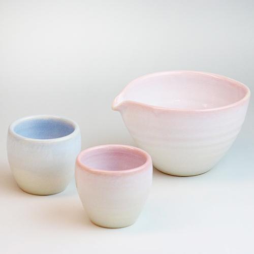 萩陶苑 つぼみ 酒器揃