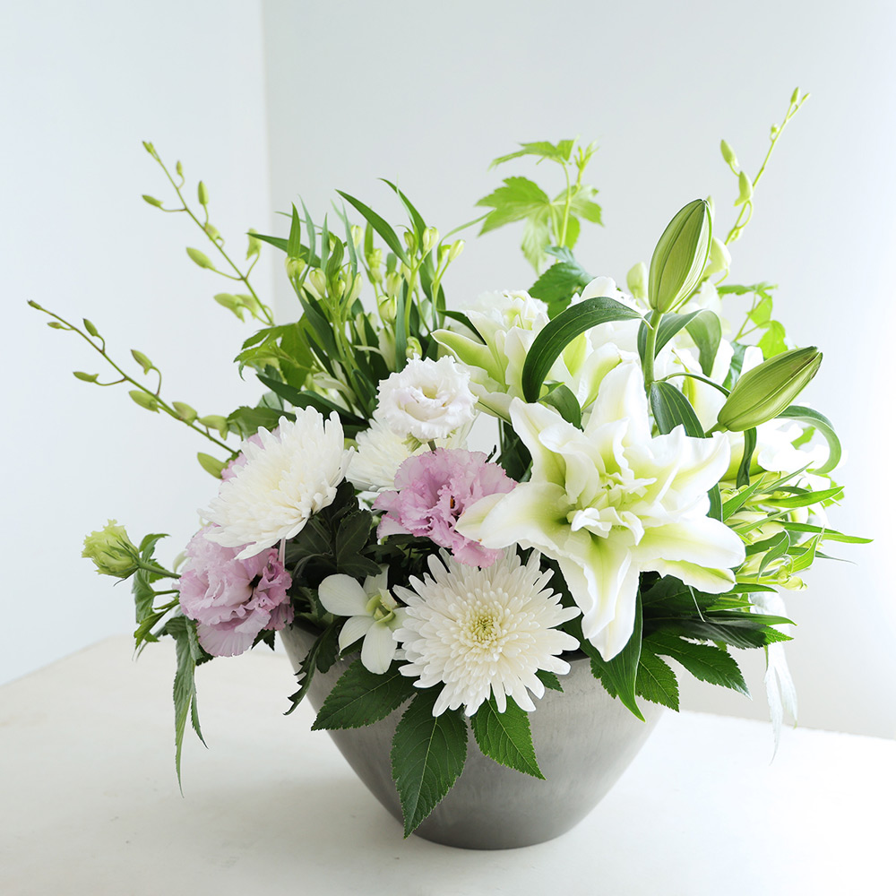 御供アレンジメント「静寂-しじま-」カラータイプ