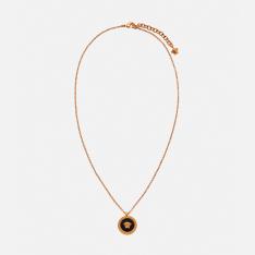 エナメル メドゥーサ ネックレス