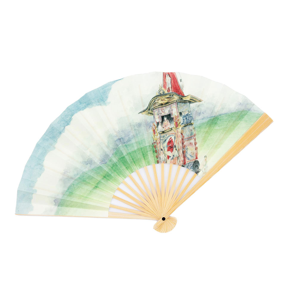 扇子（蝉時雨）