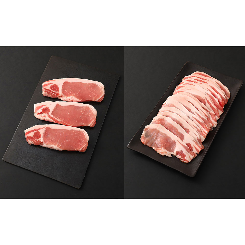 福袋 国内産豚肉ステーキ用・生姜焼き用セット