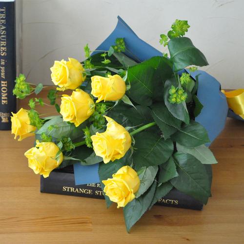 【父の日】バラの花束-Jaune（ジョーヌ）