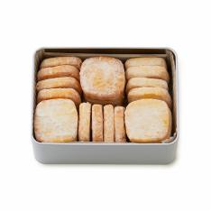 夙川塩バニラクッキー缶