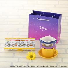 CAFE@HOME POOH&FRIENDSコーヒーセット6杯分〈限定デザイン紙手提げ袋付き〉