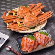 福袋 訳あり福井の冬の味覚 越前かに2杯・サーモン詰合せ