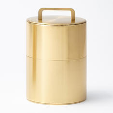 真鍮珈琲缶200g（スプーン付）