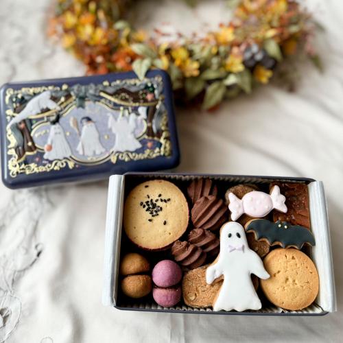 ハロウィンクッキー缶