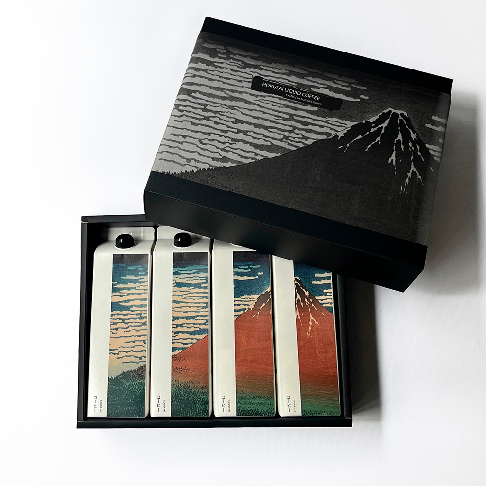 LIQUID COFFEE HOKUSAI FUJI（明珠在手4本セット）