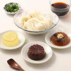 奈良老舗 素麺・涼菓セット