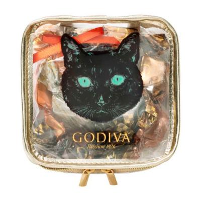 ゴディバ ブラックキャット コレクション G キューブ アソートメント 9粒入 ポーチ付き
