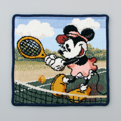 ミニーテニスシェニール織タオルハンカチ