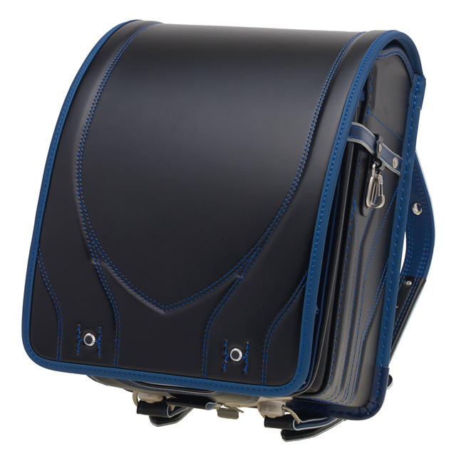 ランドセル（1AP2680K ブラック×マリン＆ブルーステッチ）