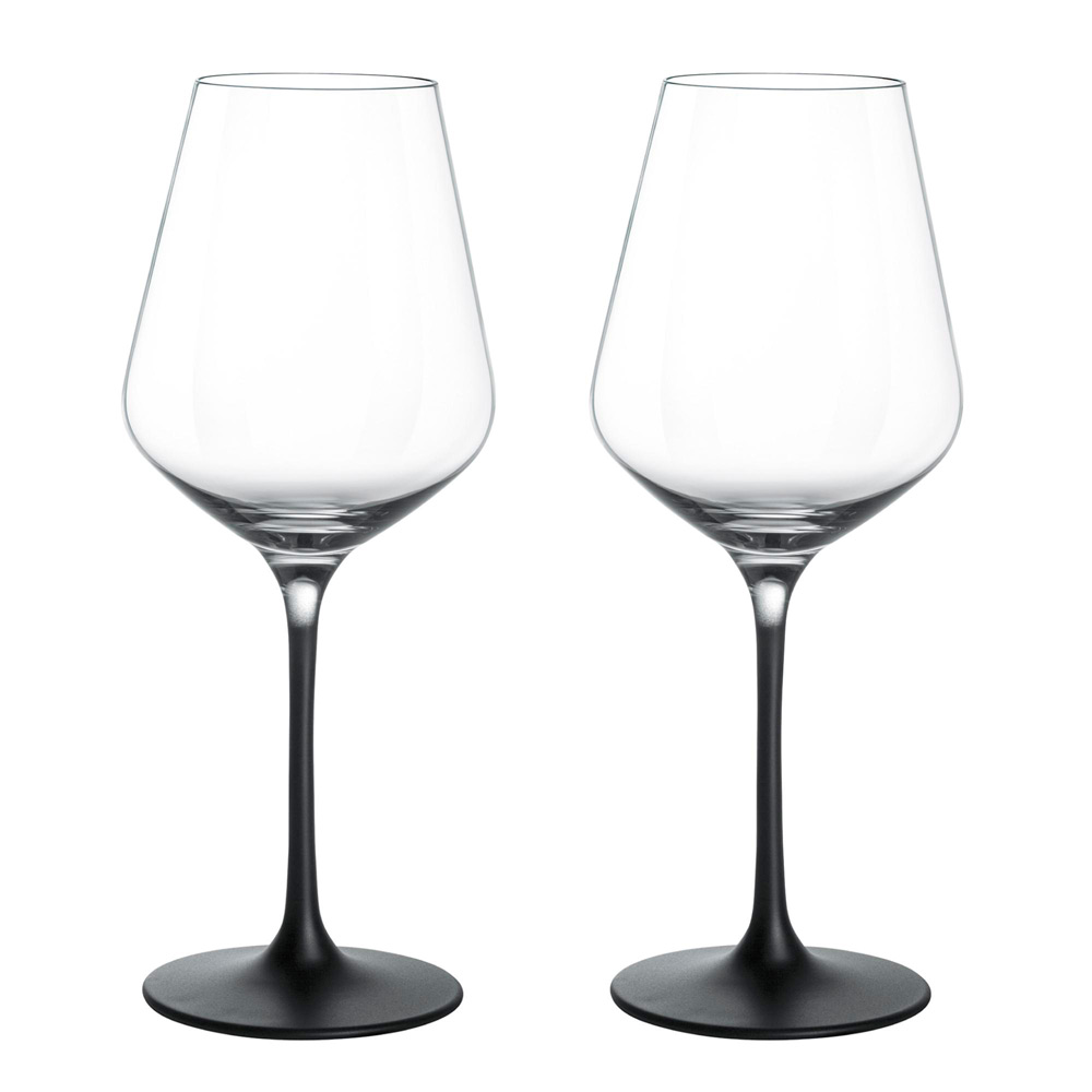 ロック 白ワイングラス2脚セット