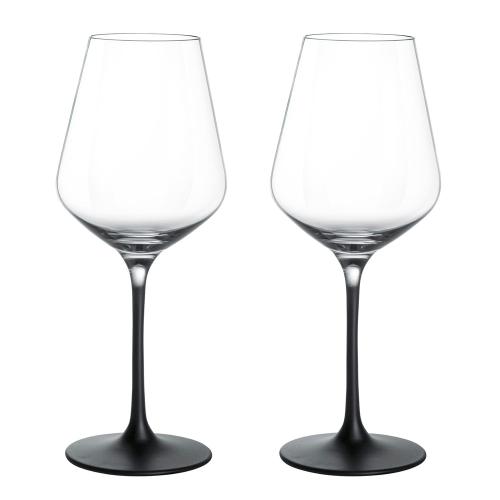 ロック 白ワイングラス2脚セット