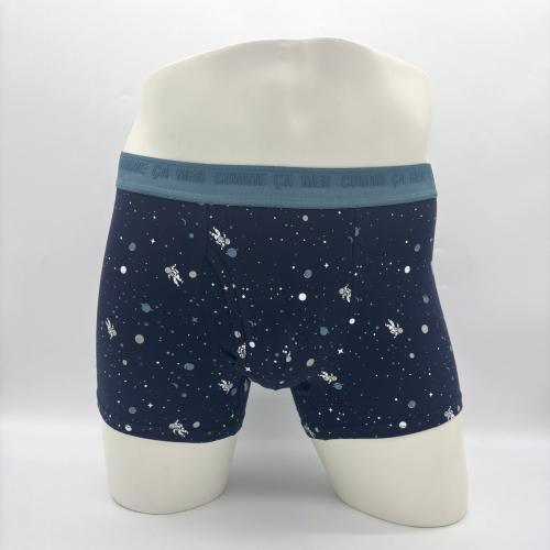 宇宙柄 ボクサーパンツ 前開き M→L