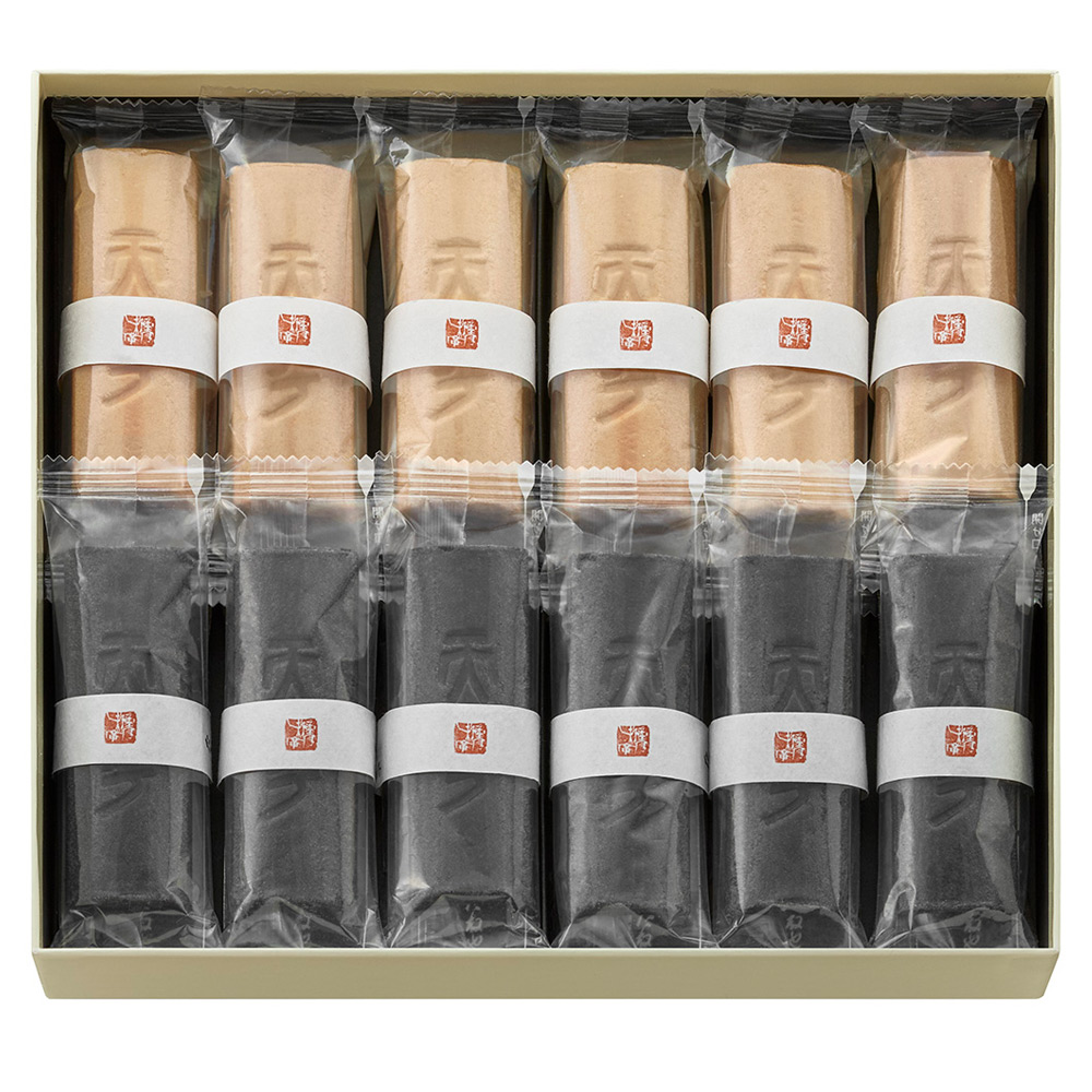 ふくみ天平（6個）・ふくみ天平 胡麻（6個） 詰合せ