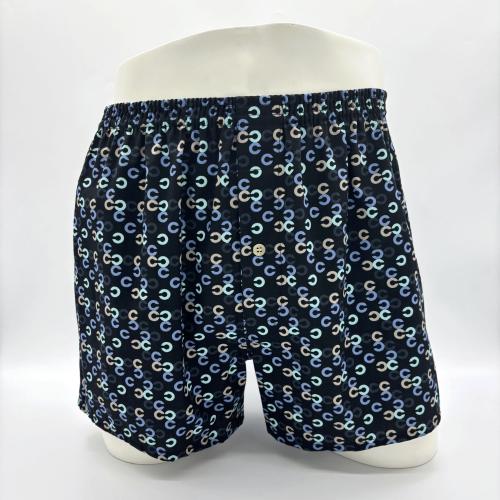 C幾何学柄 トランクス 前開き M→LL