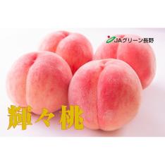 【収穫状況に応じ、順次発送予定】JAグリーン長野 輝々桃(キラキラモモ)