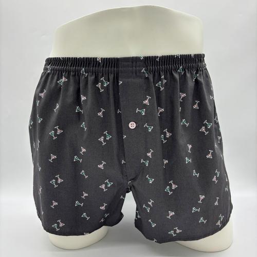 カクテル柄 トランクス 前開き M→LL