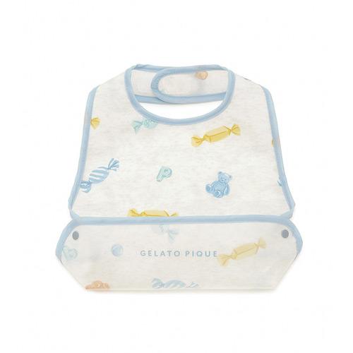 ［BABY］キャンディ柄お食事スタイ