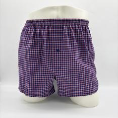 チェック柄 トランクス 前開き M→L