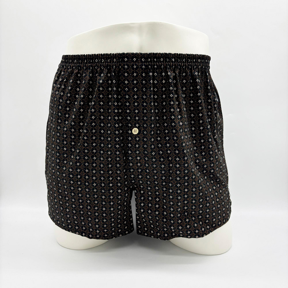 幾何学柄 トランクス 前開き M→L