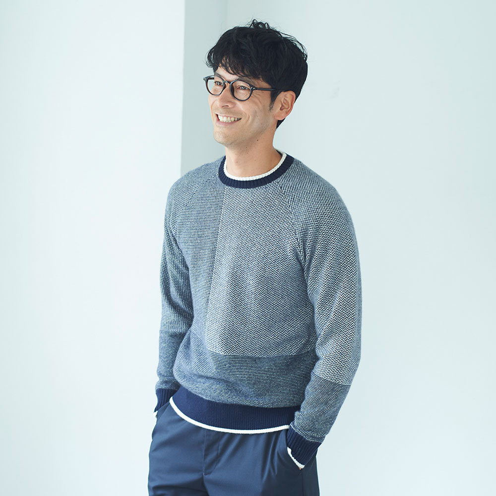 カシミヤクレイジー柄クルーネックセーター 商品詳細 高島屋オンラインストア