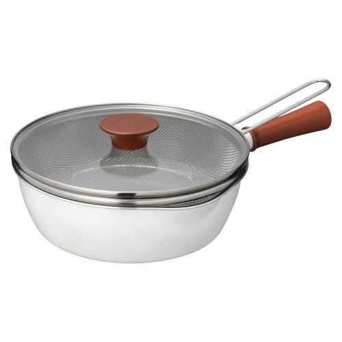 ToMay dolce IH対応マルチパン（ザル付き）24cm