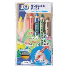 ノリスジュニア色えんぴつ 6色セット