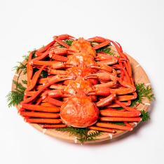 蟹屋の釜茹で紅ずわい蟹2kgセット（約400～500g×4～6）
