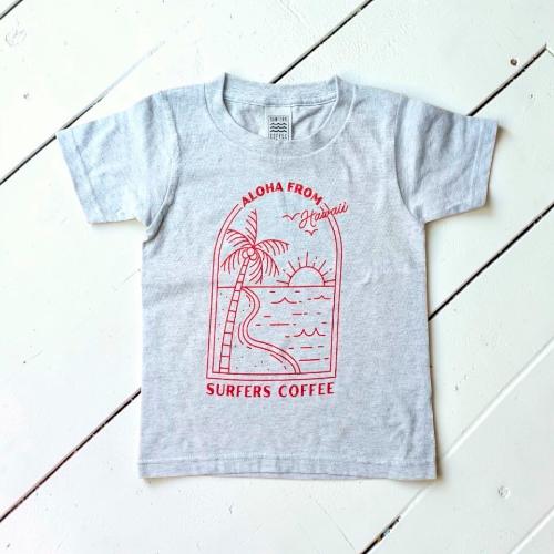 SURFERS COFFEE  Tシャツ ALOHA FROM HAWAII（こども用） 4T→12サイズ