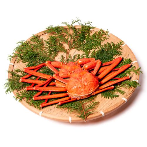 蟹屋の釜茹で紅ずわい蟹1kgセット(500g×2)