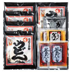 〈うどん本陣山田家〉純生讃岐うどんと3種類のだしセット