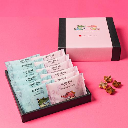 コロコロワッフル パック12袋セット（ショコラストロベリー・ソルティキャラメル）