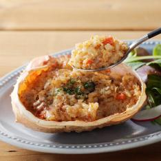 コッペ蟹リゾット