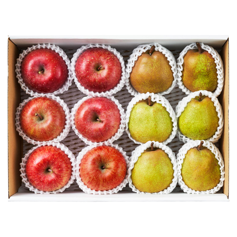 【最適な時期に収穫し、順次発送予定】サンふじ＆ラフランス