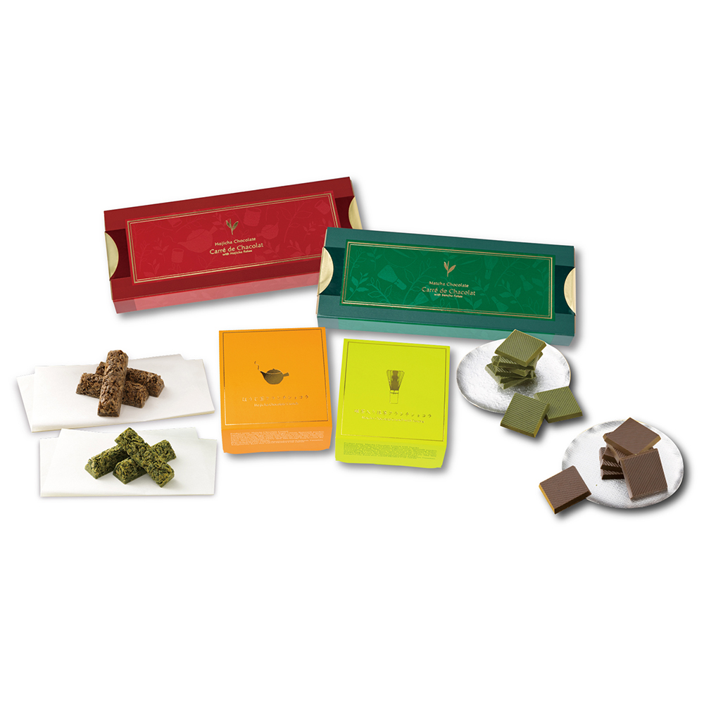お茶のチョコレート詰合せ（4種・各1箱）