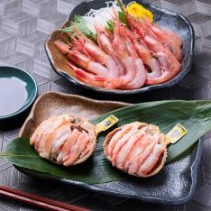 越前せいこ蟹甲羅盛とふくい甘えび