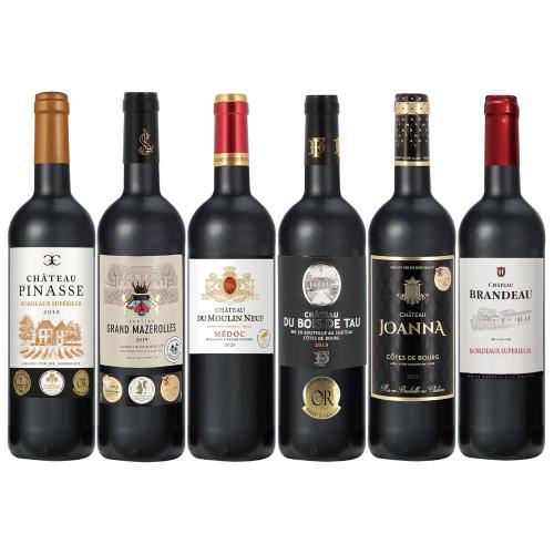 福袋 フランスボルドー格上金賞受賞赤ワイン6本セット