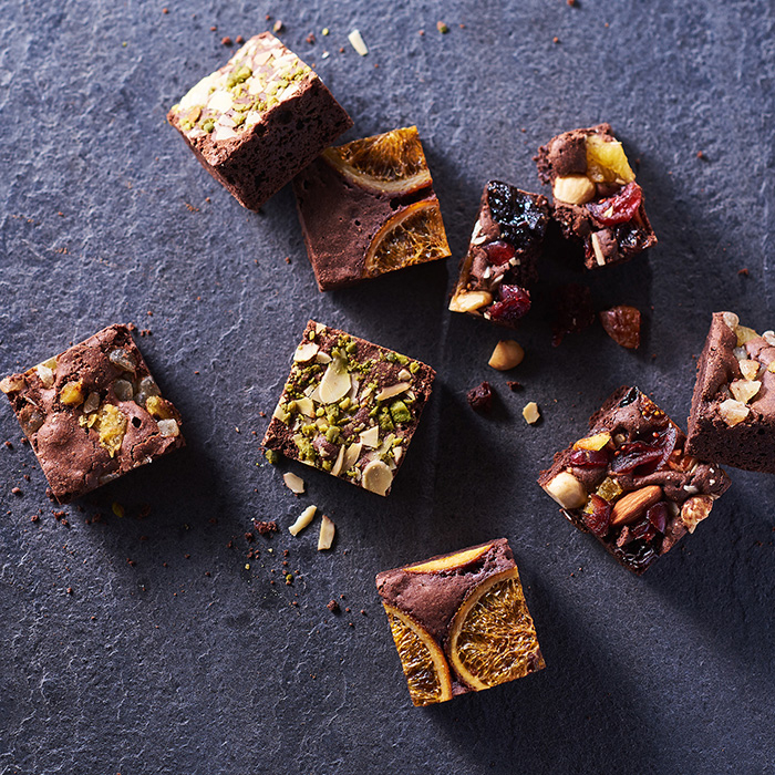 【母の日】ナッツとドライフルーツの贅沢ブラウニー10個