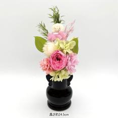 仏事プリザーブドフラワー 小（花器付）