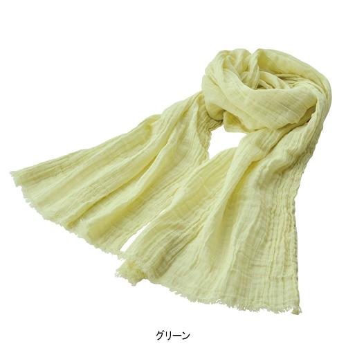 クレープガーゼ カラーマフラー