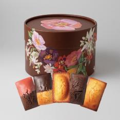 【バレンタインデー】ちひろフィナンシェショコラ Box Flower 5個入　高島屋限定パッケージ