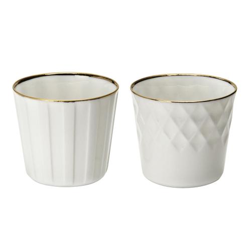 ＜美濃焼＞ほのかペアロックカップ