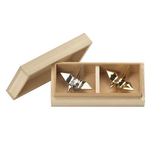 ＜美濃焼＞鶴 箸置揃 金銀