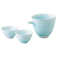 ＜波佐見焼 光春窯＞青磁 半酒器