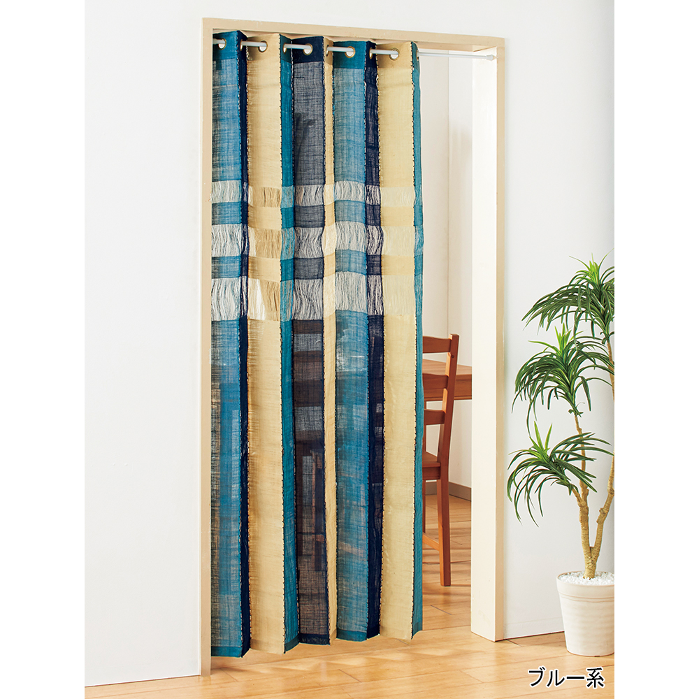 週末セール☆間仕切りカーテン109×200くらい ◇麻 間仕切りカーテン