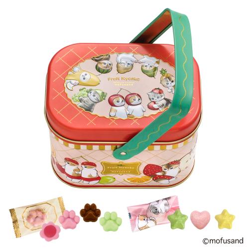 【バレンタインデー】＜ぷにゅっところっと mofusand＞にゃんこピクニック缶