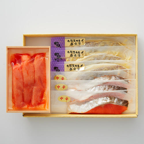 紅鮭・西京漬・明太子セット